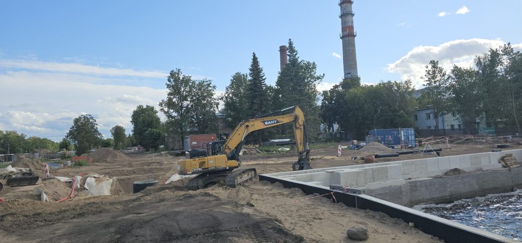 Pētersalas ielas pagarinājuma būvniecība Andrejsalā (Andrejostas iela 27, 29) - Ceļš - būvdarbu attēli