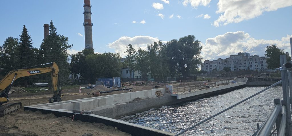 Pētersalas ielas pagarinājuma būvniecība Andrejsalā (Andrejostas iela 27, 29) - Ceļš - būvdarbu attēli