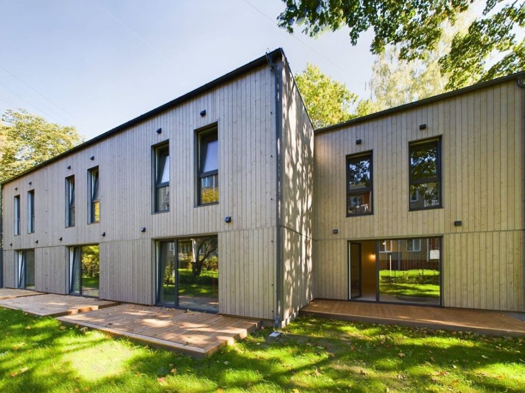 Juglas Oāze (Skrudalienas iela 6) - Row housing - construction photos