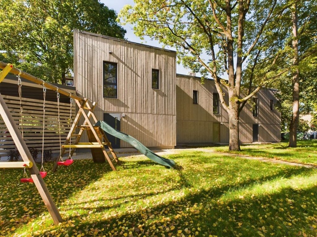 Juglas Oāze (Skrudalienas iela 6) - Row housing - construction photos