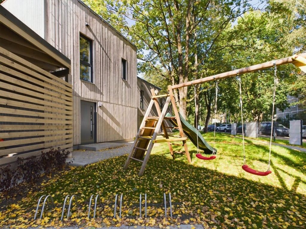 Juglas Oāze (Skrudalienas iela 6) - Row housing - construction photos