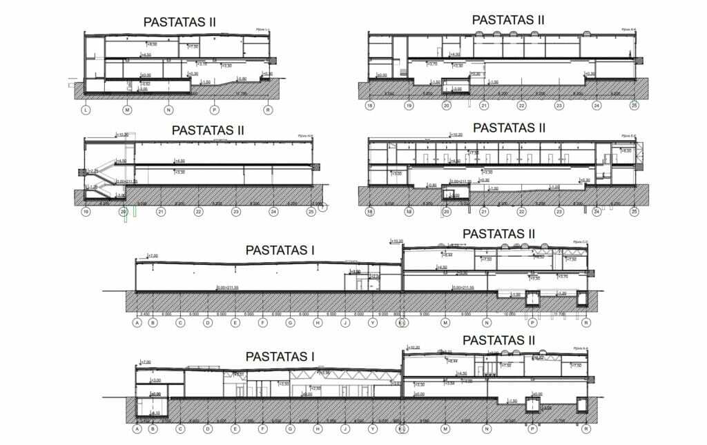 Estų g. 1 (Estų g. 1) - Baseins, Tirdzniecības centrs, Sporta būve - vizualizācija