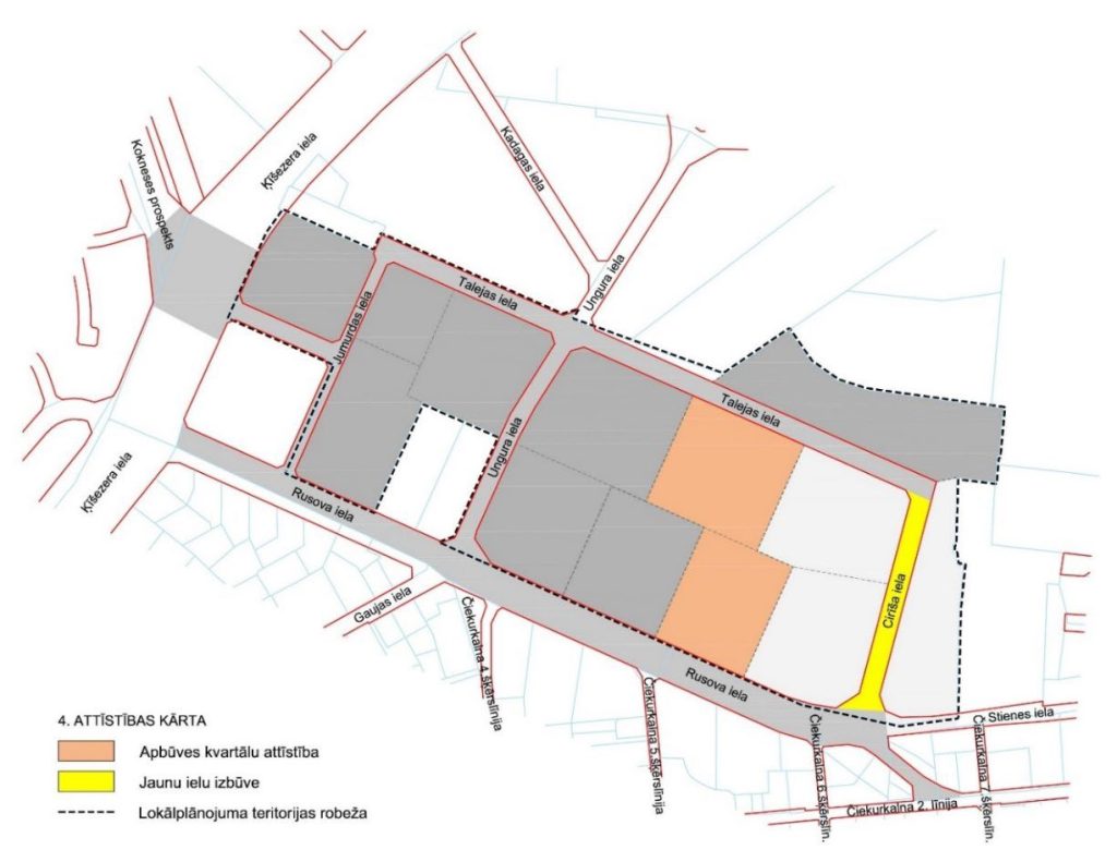 Ezerparks 4. kārta (Rusova iela, Talejas iela, Cirīša iela) - Korterelamu - visuaalne