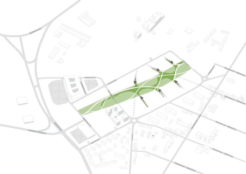 Ezerparks 4. kārta (Rusova iela, Talejas iela, Cirīša iela) - Korterelamu - visuaalne