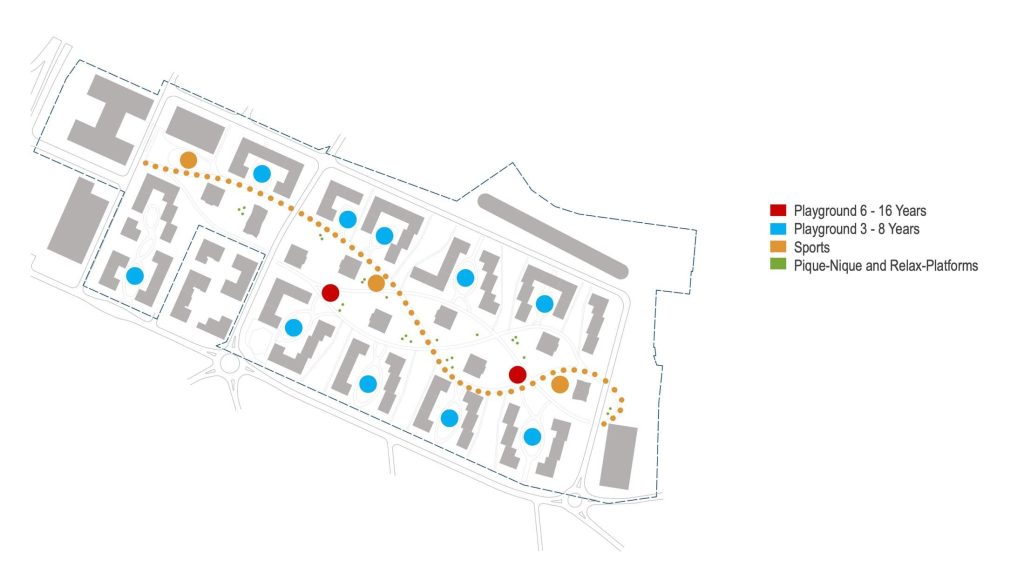 Ezerparks 4. kārta (Rusova iela, Talejas iela, Cirīša iela) - Korterelamu - visuaalne