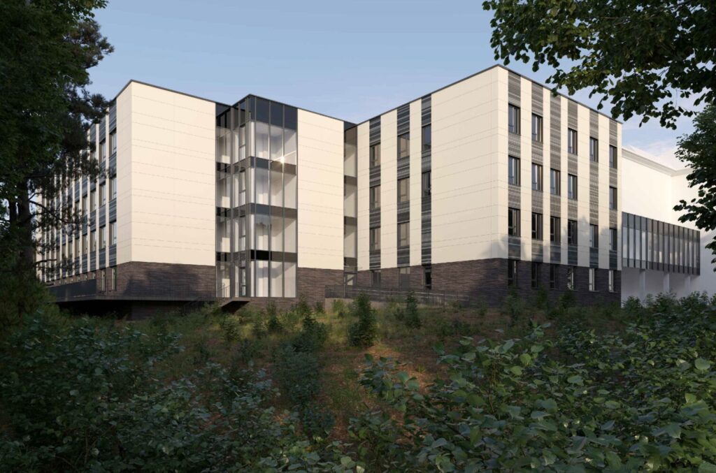 K. Griniaus slaugos ir palaikomojo gydymo ligoninės priestatas (Raudonojo Kryžiaus g. 1) - Hospital - visualization