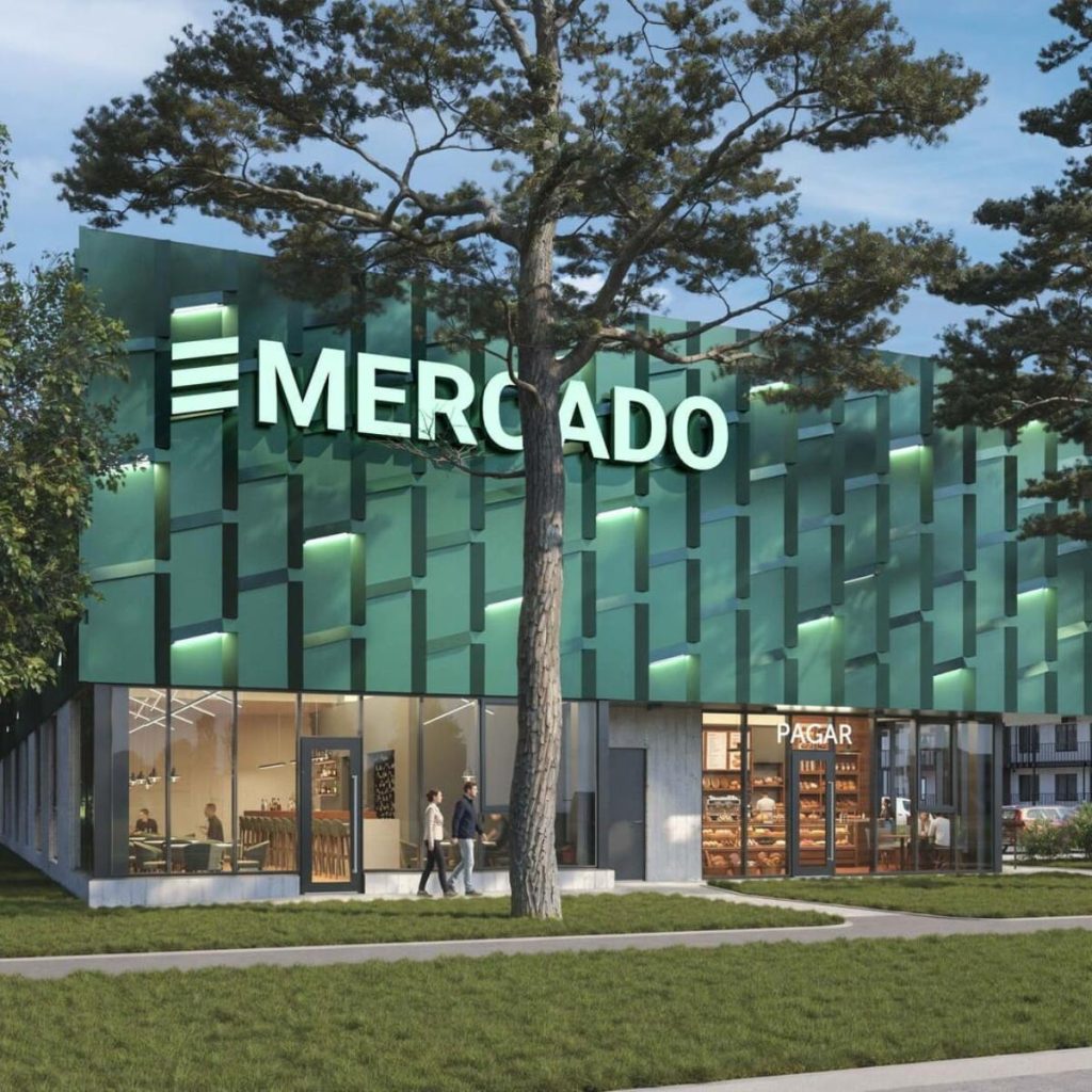Mercado (Kotermaa 8) - Health center, Market, Office center - visualization