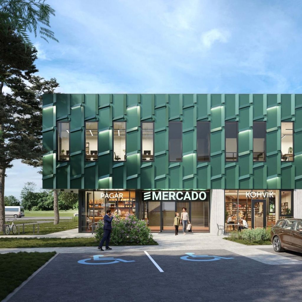 Mercado (Kotermaa 8) - Health center, Market, Office center - visualization
