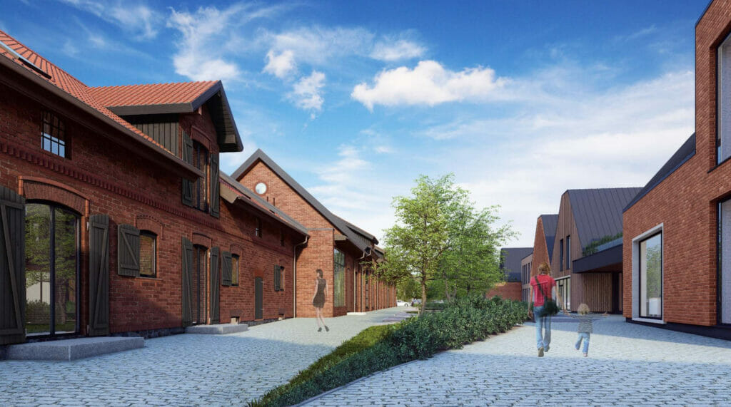 Sendvario dvaras Mokyklos 33 (Mokyklos g. 33) - Food services, Hotel, Office center, Shopping center - visualization