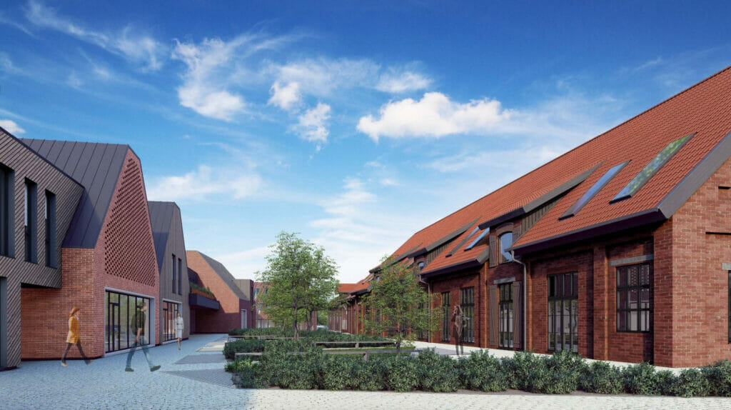 Sendvario dvaras Mokyklos 33 (Mokyklos g. 33) - Food services, Hotel, Office center, Shopping center - visualization