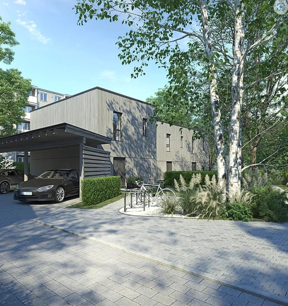 Juglas Oāze (Skrudalienas iela 6) - Row housing - visualization