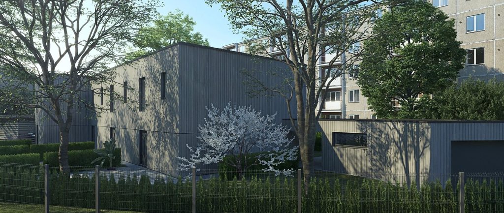 Juglas Oāze (Skrudalienas iela 6) - Row housing - visualization