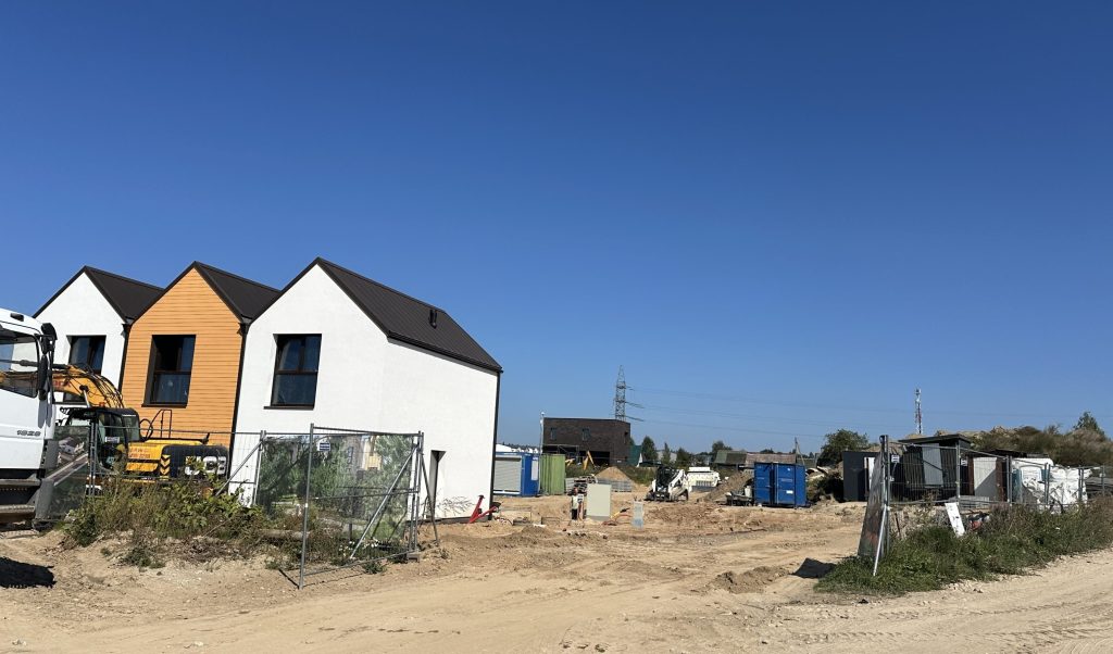 Sveiki! Kalnėnuose 2 etapas (Baskų g. 80) - Row housing - construction photos
