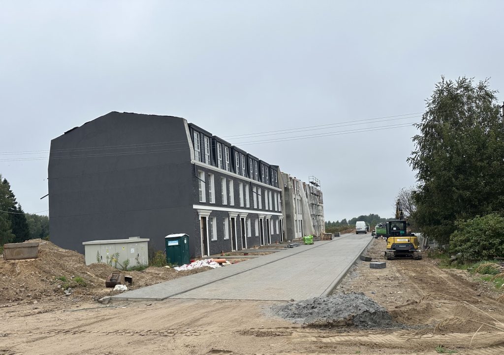 Edinburgo namai 1 etapas (Edinburgo g. 35) - Sublokuoti namai - statybų nuotraukos