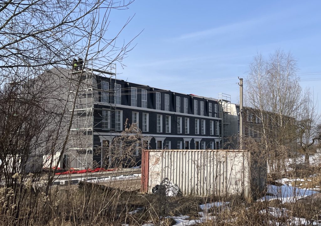 Edinburgo namai 1 etapas (Edinburgo g. 35) - Sublokuoti namai - statybų nuotraukos