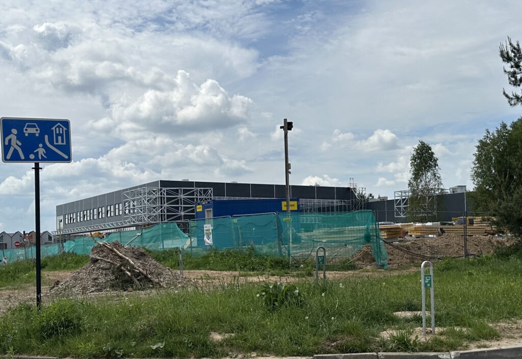 Estų g. 1 (Estų g. 1) - Baseins, Tirdzniecības centrs, Sporta būve - būvdarbu attēli