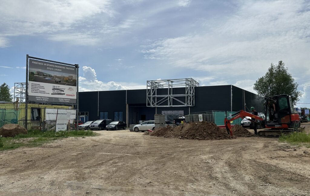 Estų g. 1 (Estų g. 1) - Baseins, Tirdzniecības centrs, Sporta būve - būvdarbu attēli