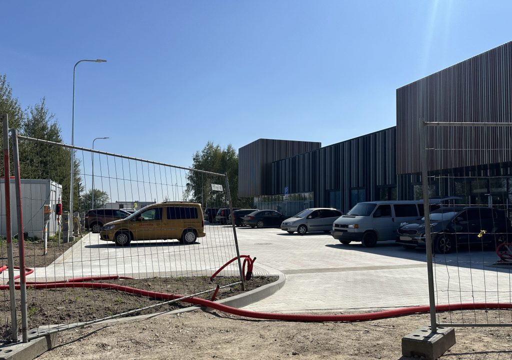 Estų g. 1 (Estų g. 1) - Baseins, Tirdzniecības centrs, Sporta būve - būvdarbu attēli