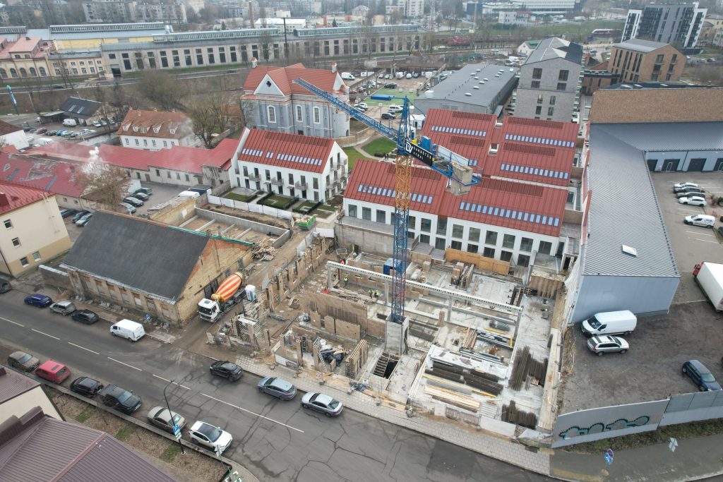 Stepono sodas (F) 2 etapas (Panerių g. 12) - Daugiabutis - statybų nuotraukos