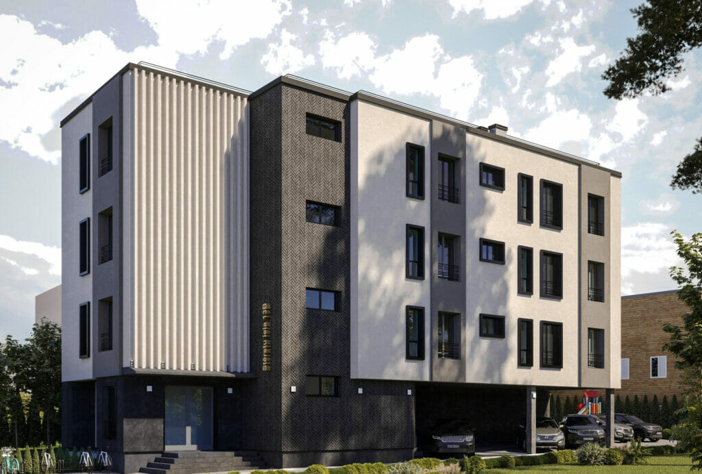 Stērstu nami - 2. kārta, 3. ēka (Stērstu iela 13B) - Multi apartment - visualization