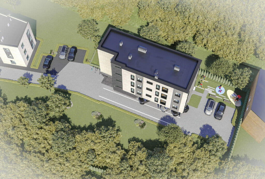 Stērstu nami - 2. kārta, 3. ēka (Stērstu iela 13B) - Multi apartment - visualization