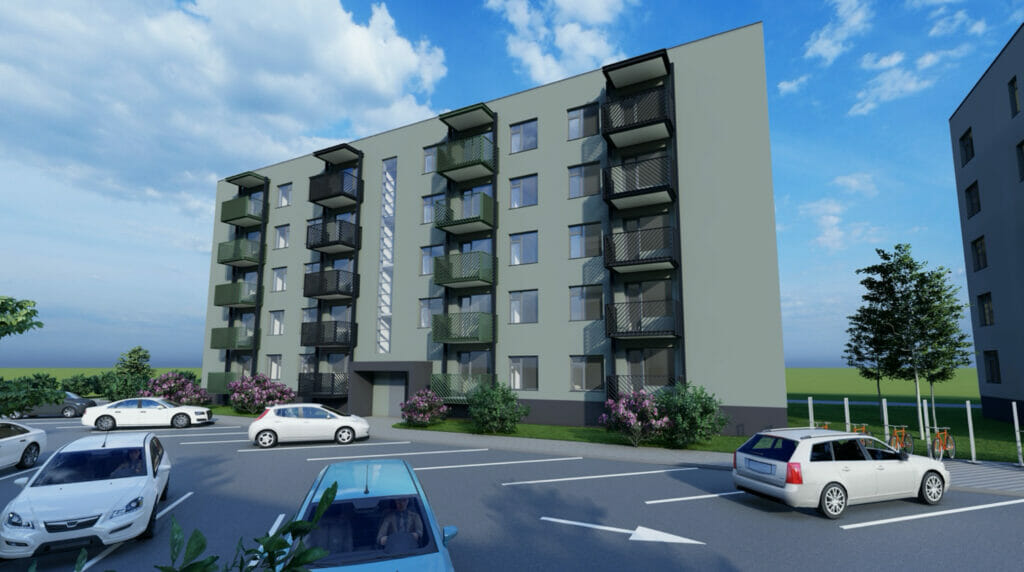 Bultu iela 2A (Bultu iela 2A) - Daudzdzīvokļu nams - vizualizācija