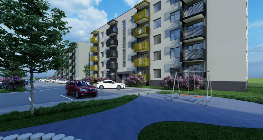 Bultu iela 2A (Bultu iela 2A) - Daudzdzīvokļu nams - vizualizācija