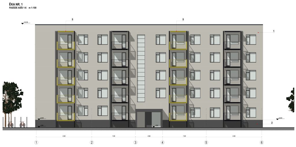Bultu iela 2A (Bultu iela 2A) - Daudzdzīvokļu nams - vizualizācija