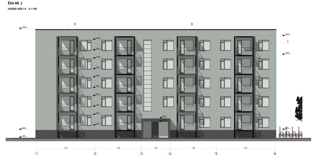 Bultu iela 2A (Bultu iela 2A) - Daudzdzīvokļu nams - vizualizācija