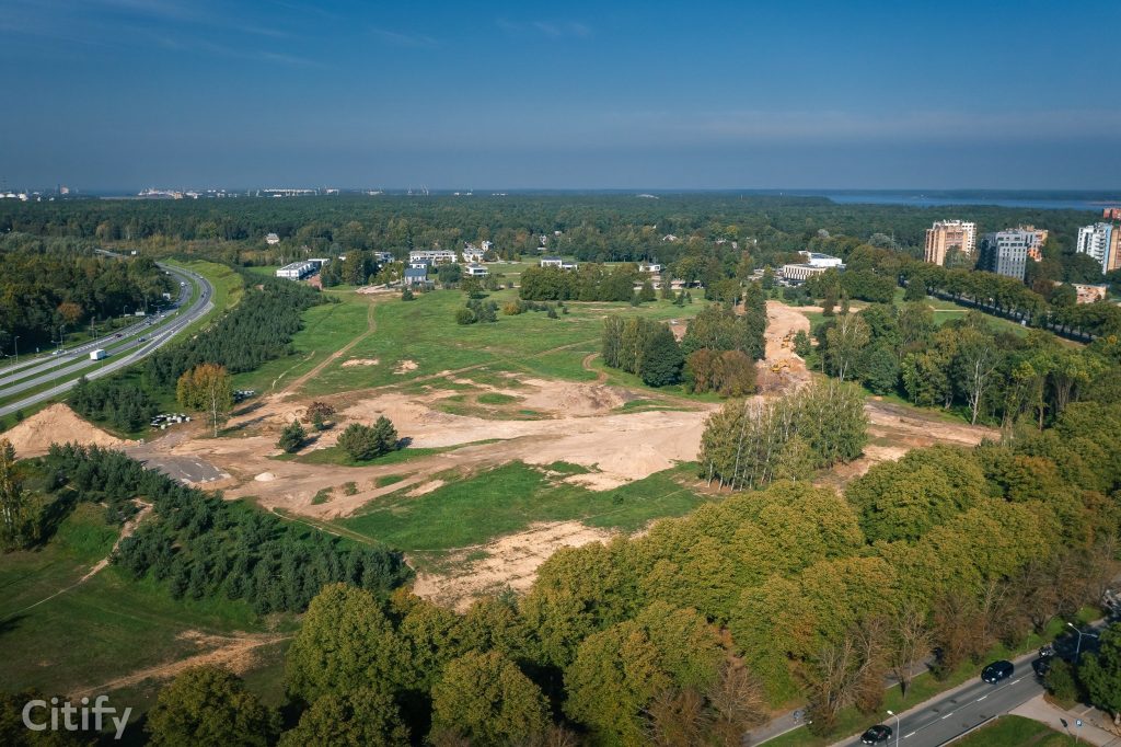 Mežaparka Rezidences teritorijas infrastruktūras izbūve - 2.kārta (Jaunā Mežaparka iela) - Street - construction photos
