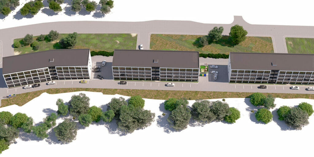 Duntes parks (Duntes iela 21A) - Daugiabutis - vizualizacija