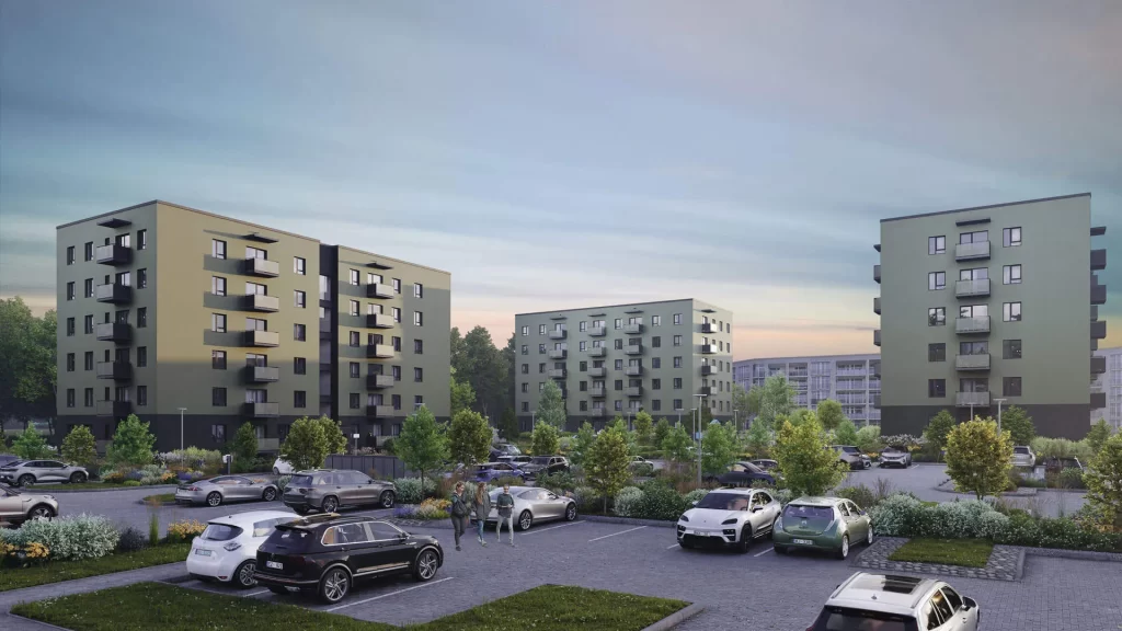 Valterciems - 3. kārta (Ēvalda Valtera iela 42) - Multi apartment - visualization