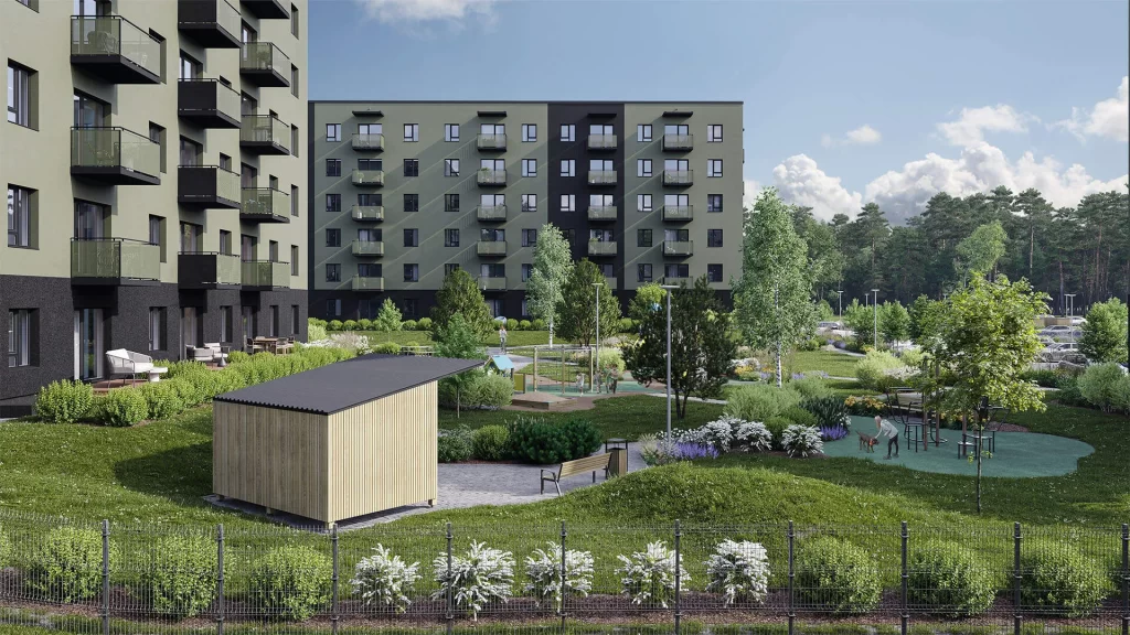 Valterciems - 3. kārta (Ēvalda Valtera iela 42) - Multi apartment - visualization