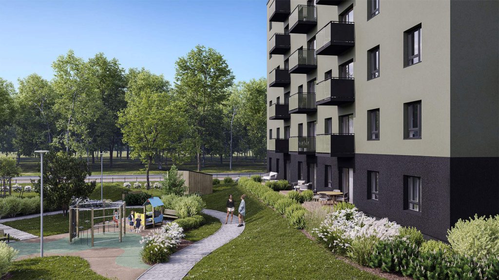 Valterciems - 3. kārta (Ēvalda Valtera iela 42) - Multi apartment - visualization