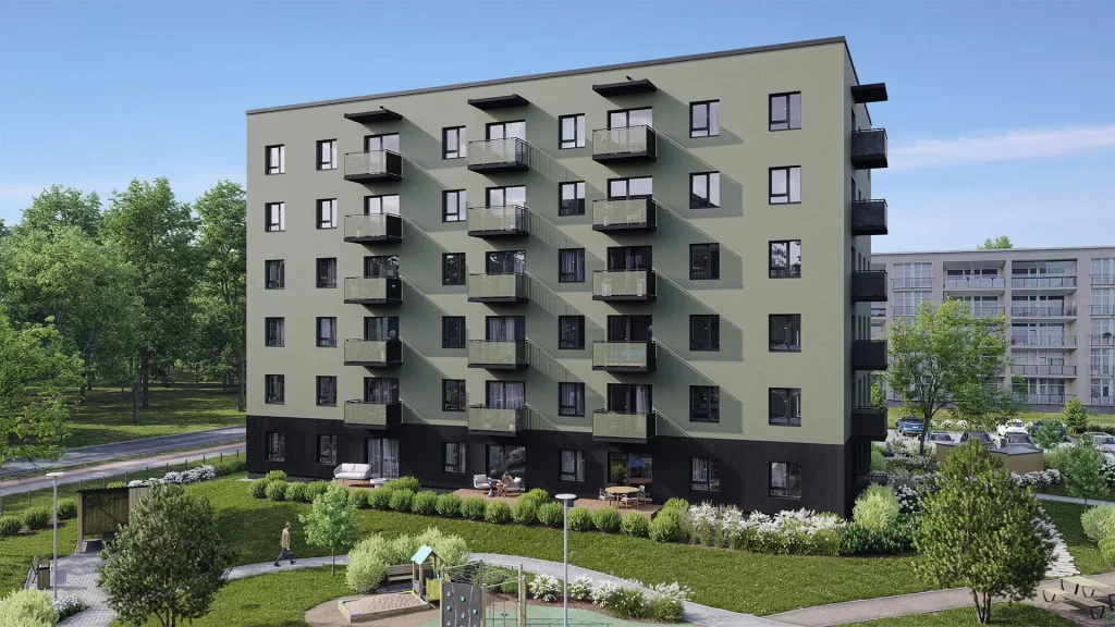 Valterciems - 3. kārta (Ēvalda Valtera iela 42) - Multi apartment - visualization