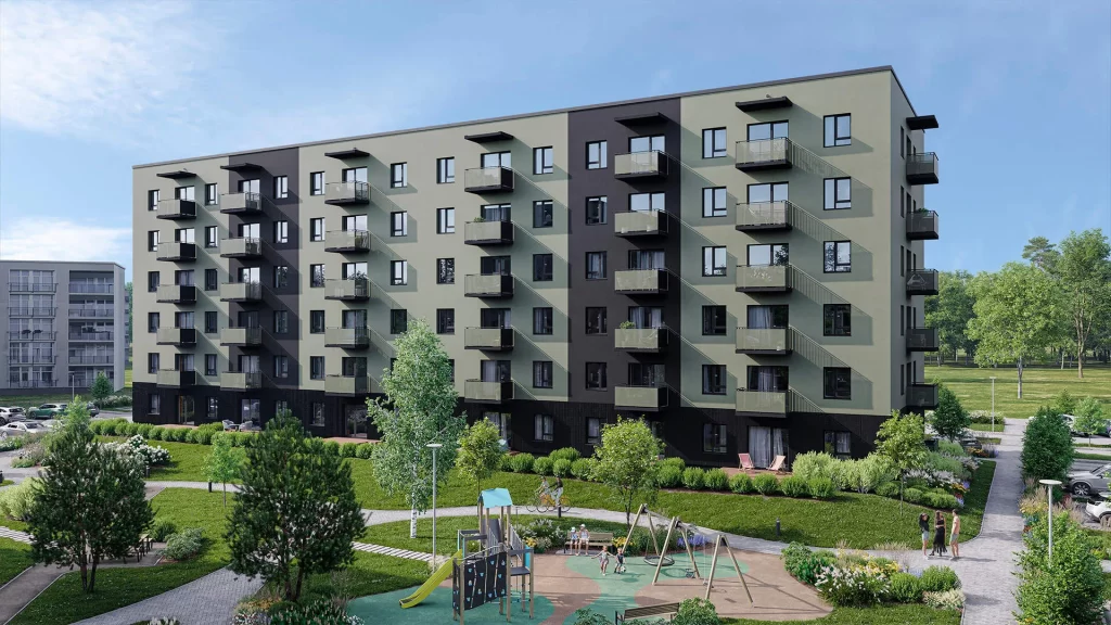 Valterciems - 3. kārta (Ēvalda Valtera iela 42) - Multi apartment - visualization