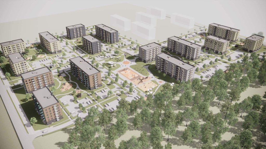 Valterciems (Ēvalda Valtera iela 42, 44) - Multi apartment - visualization