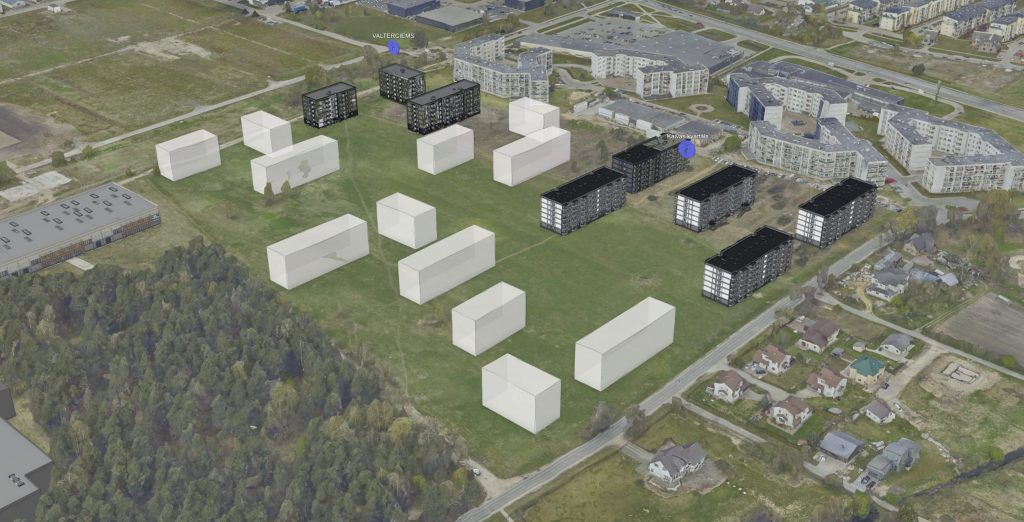 Valterciems - 3. kārta (Ēvalda Valtera iela 42) - Multi apartment - visualization