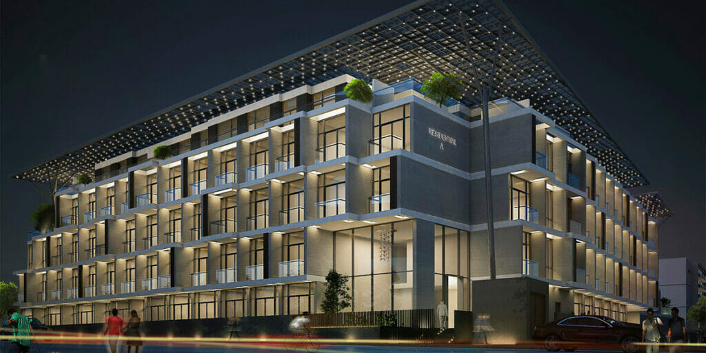 Ezermalas parks (Ezermalas iela 2H) - Korterelamu - visuaalne