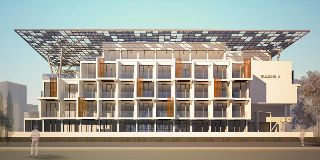 Ezermalas parks (Ezermalas iela 2H) - Korterelamu - visuaalne