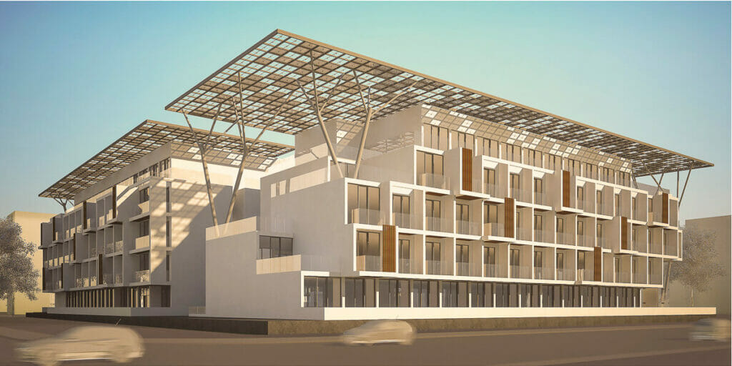 Ezermalas parks (Ezermalas iela 2H) - Korterelamu - visuaalne