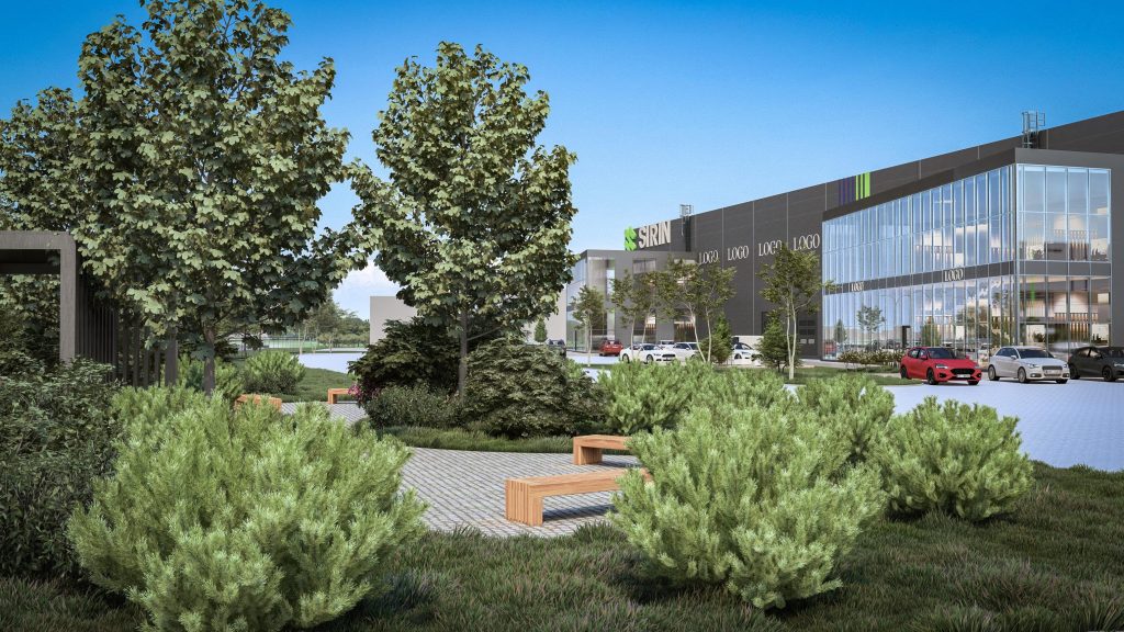 SIRIN Park Mārupe - 1. kārta - Grenču iela 5 (Grenču iela 5) - Sandėlys / Platinimo centras - vizualizacija