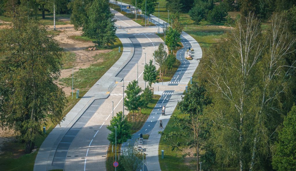 Mežaparka Rezidences teritorijas infrastruktūras izbūve - 2.kārta (Jaunā Mežaparka iela) - Street - construction photos