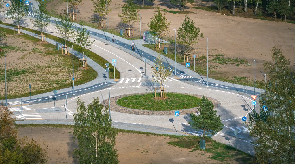 Mežaparka Rezidences teritorijas infrastruktūras izbūve - 2.kārta (Jaunā Mežaparka iela) - Street - construction photos