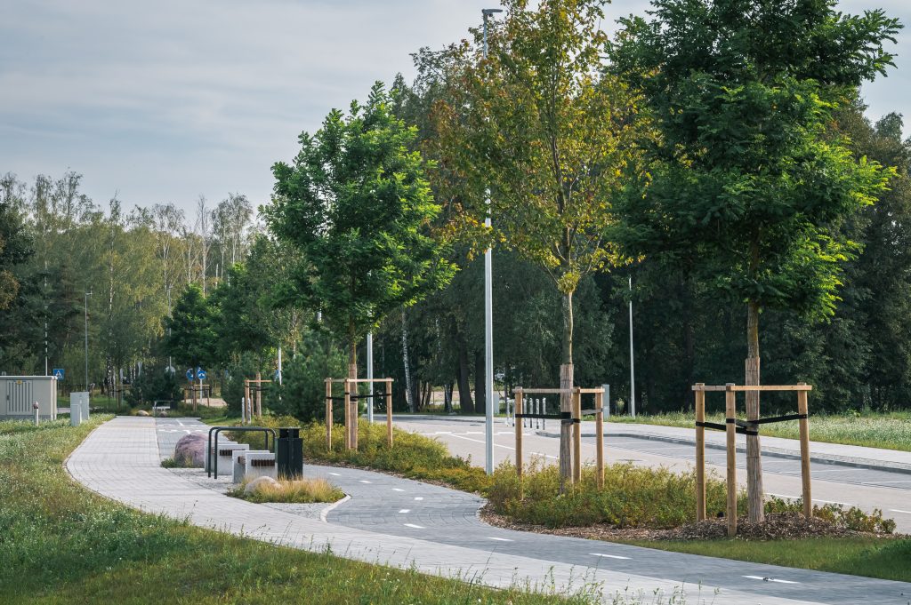 Mežaparka Rezidences teritorijas infrastruktūras izbūve - 2.kārta (Jaunā Mežaparka iela) - Street - construction photos