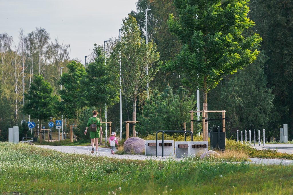 Mežaparka Rezidences teritorijas infrastruktūras izbūve - 2.kārta (Jaunā Mežaparka iela) - Street - construction photos