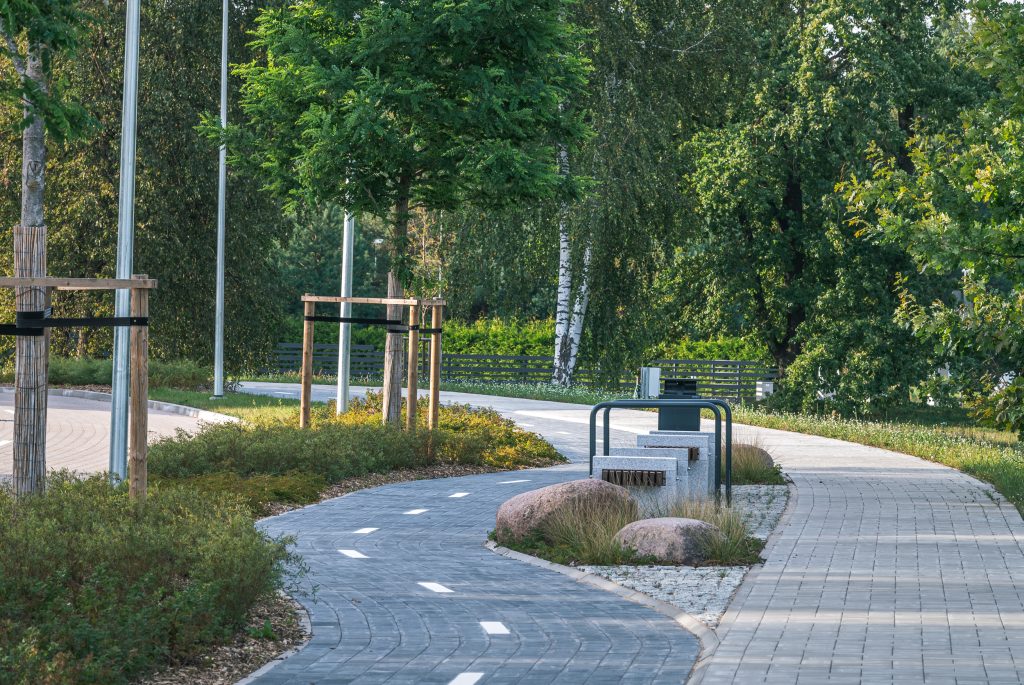 Mežaparka Rezidences teritorijas infrastruktūras izbūve - 2.kārta (Jaunā Mežaparka iela) - Street - construction photos