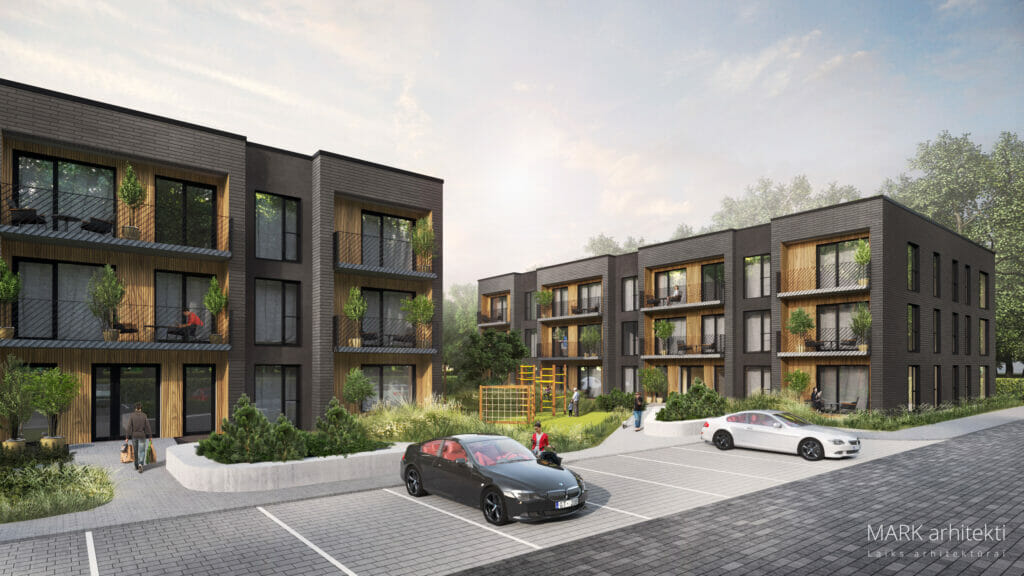 Annenhof Mājas (Jūrmalas gatve 74, 74A) - Korterelamu - visuaalne