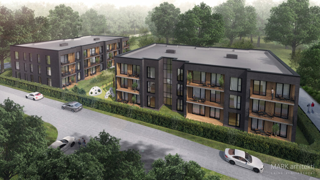 Annenhof Mājas (Jūrmalas gatve 74, 74A) - Korterelamu - visuaalne