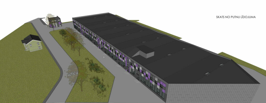"Tonybet Padel" arēna (Kauguru iela 8, 10) - Birojs / Elastīgu platību, Noliktava / Izplatīšanas centrs - vizualizācija